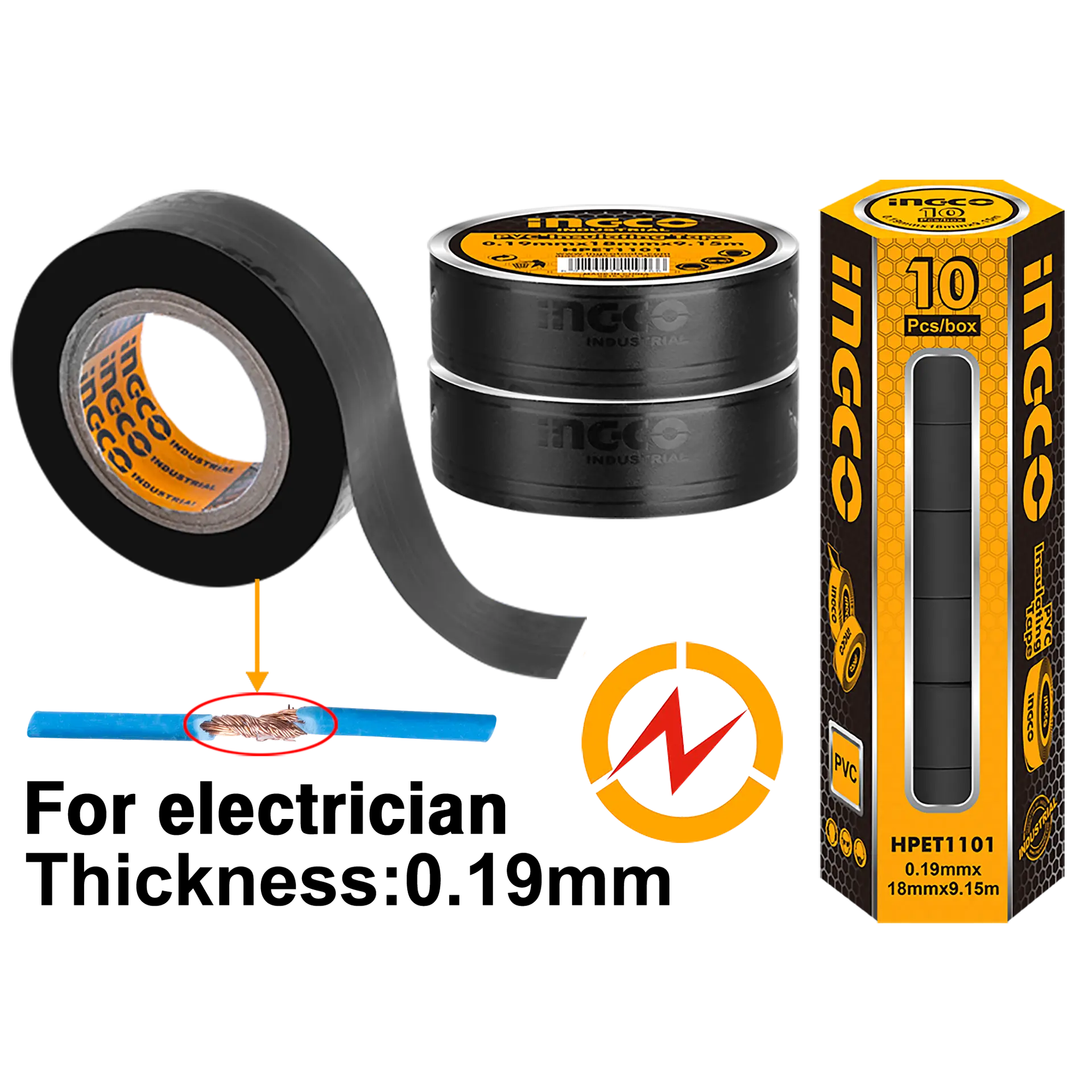 Banda izolatoare 18mm x 9.15 m  1buc