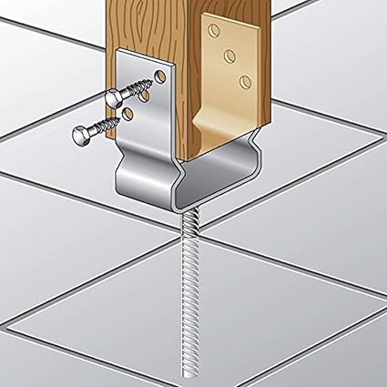 Suport stâlp metalic pentru Lemn 101x150x60x4,0 PSZ100