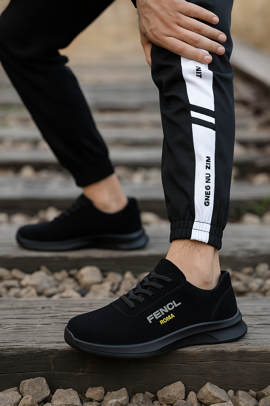 Pantofi de protectie cu bombeu metalic, din piele, usor si confortabil, design frumos, negru