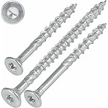 Suruburi lemn pentru dulgherie, cap inecat,zincate cu bit inclus TX25 - 5x90 mm 200buc/cutie