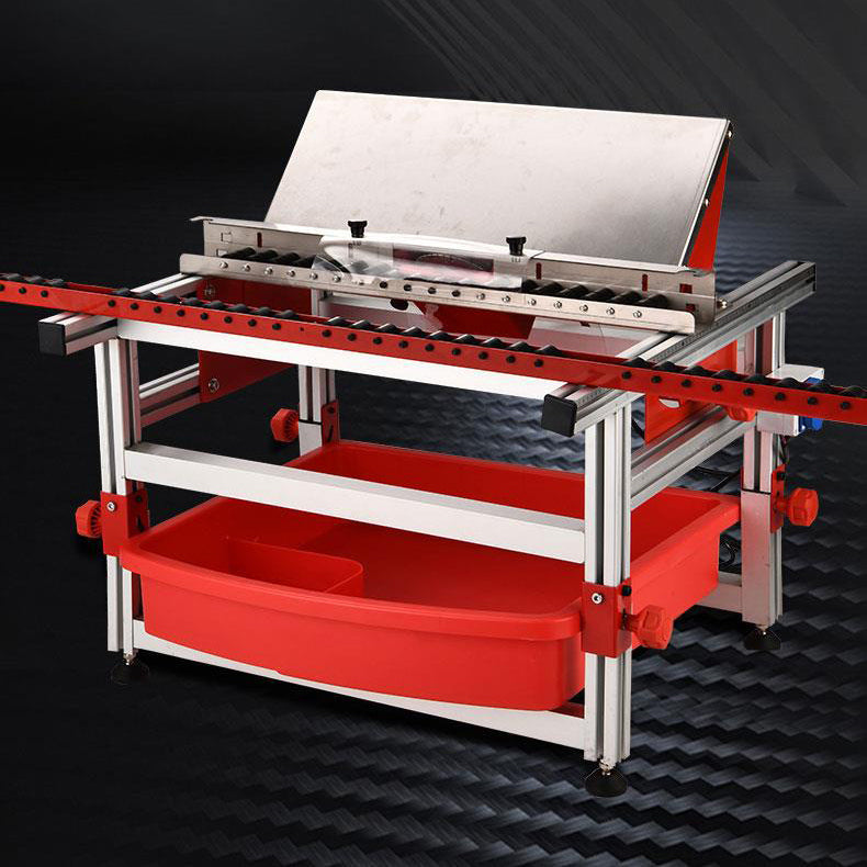 Masă reglabilă pentru tăiere cu apă / tăiere în unghi (gărguitor) Shijing, cu role, 2300 W
