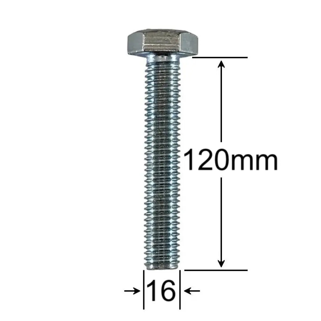 Surub Filet Metric M16x120mm Cap Hexagonal DIN 933 Gr.8.8 – 20buc/cutie