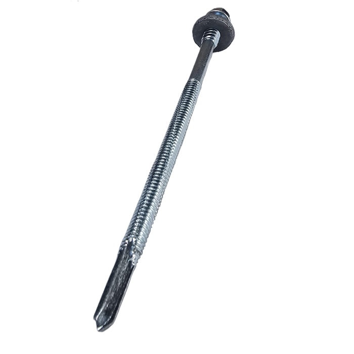 Surub Panou Sandwich autoforant, cu cap hexagonal, saiba si garnitura, Zincat 6.3/5.5, 110mm 50 bucati/cutie