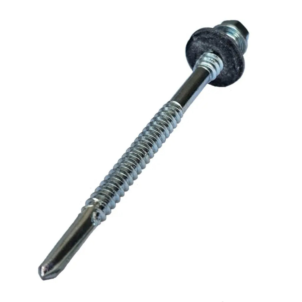 Surub Panou Sandwich autoforant, cu cap hexagonal, saiba si garnitura, Zincat 6.3/5.5, 200mm 50 bucati/cutie