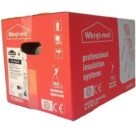 Dibluri cu cui metalic pentru vată/polistiren 10x160mm 100buc/cutie