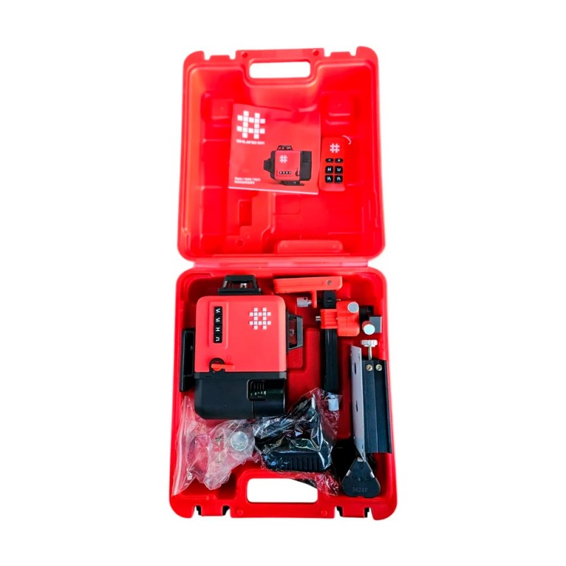 Nivela laser 4D cu 16 linii, 3 fascicule, Shijing 7859G, fascicul verde, autonivelare