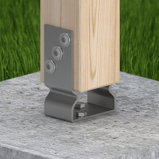 Suport Stalp pentru Lemn 71x150x60x4mm  Tip U PSOZ70