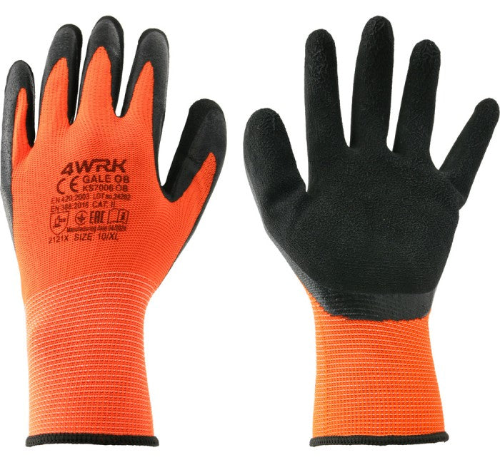 Set mănusi 12 perechi GALE  poliester/latex poroase