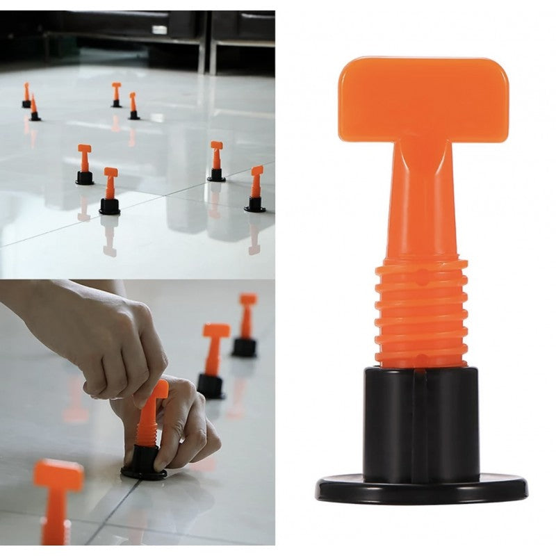 Sistem nivelare gresie , 50 de tije refolosibile , rost 1,5 mm , Top